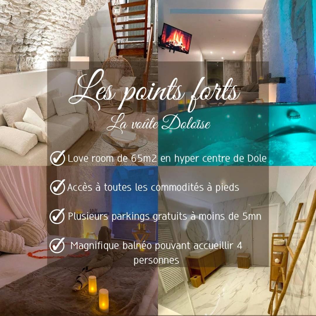 Vue du logement - La voute Doloise - Love room & spa