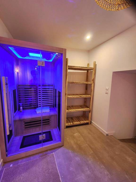 Sauna infrarouge privatif avec lumière bleue - Zen room - Havre de paix